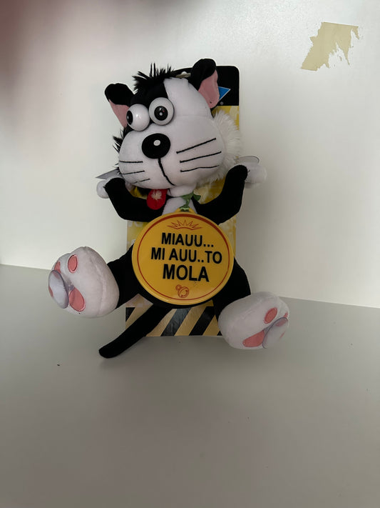 Peluche para coche gato 🐈‍⬛